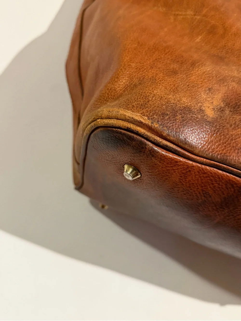 Tangaroa Leather Weekender Bag - Brown
